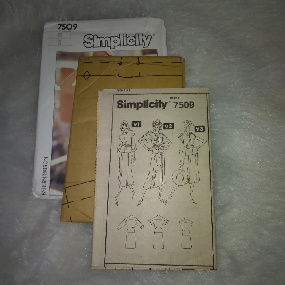 Simplicity 7509 sz